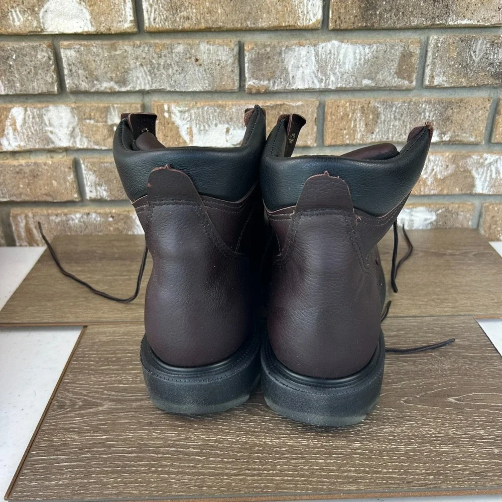 Red Wing 606 Supersole 2.0 6in Soft Toe Brown Leather Work Boots Mens 11D USA